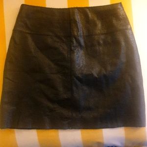 Wilson's Leather Mini Skirt